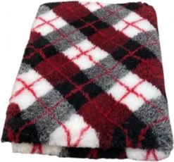 2 Stuks Vetbed – Dierenmat – Dierendeken – Hondendeken – Diamond Ruit- Zwart Grijs Fuchsia Wit – Latex Anti-slip 75 X 50 Cm – Machine Wasbaar