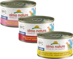 Almo Nature HFC Cuisine Natvoer Voor Honden – 24 X 95g – Kalfsvlees Met Ham – 24 X 95 Gram