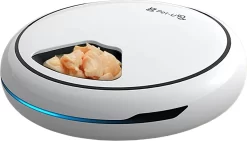 Automatische Voerbak Kat En Hond Voerautomaat Met Smartphone Besturing Wit