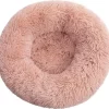BEESSIES® Donut Hondenmand/hondenkussen 100 Cm – Wasbare Hoes – Poeder Roze – Hond Kussen Mand