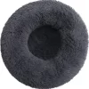 BEESSIES® Donut Hondenmand/kattenmand 50 Cm – Wasbare Hoes – Antraciet Donkergrijs – Hond Kussen Mand