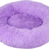BEESSIES® Donut Hondenmand/kattenmand 50 Cm – Wasbare Hoes – Paars – Hond Kussen Mand