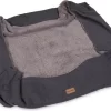 Brunolie Emma Hondenmand Reservehoes – Wasbaar – Slipvrij – Ademend – Maat L (100 X 30 X 90 Cm) – Grijs