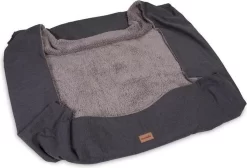 Brunolie Emma Hondenmand Reservehoes – Wasbaar – Slipvrij – Ademend – Maat L (100 X 30 X 90 Cm) – Grijs