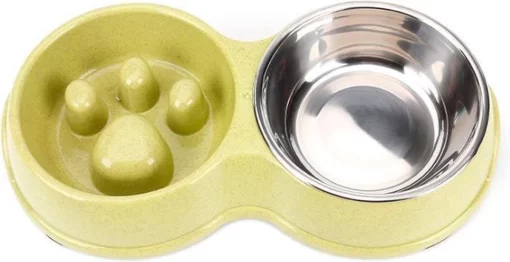 Darenci Dubbele Voerbak – Hondenbak – Voederbak – Anti Schrok Bak – Kattenbak – Hond – Poes – Puppy’s – Hondenbrokken – Kattenbrokken – Drinkbak – RVS – Dog Bowl – Slowfeeder – Dieren – Lichtgroen -Voel het - Hondenwinkel! Darenci Dubbele Voerbak Hondenbak Voederbak Anti Schrok Bak Kattenbak Hond Poes Puppys Hondenbrokken Kattenbrokken Drinkbak RVS