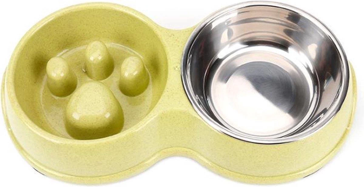 Darenci Dubbele Voerbak – Hondenbak – Voederbak – Anti Schrok Bak – Kattenbak – Hond – Poes – Puppy’s – Hondenbrokken – Kattenbrokken – Drinkbak – RVS – Dog Bowl – Slowfeeder – Dieren – Lichtgroen 1 Darenci Dubbele Voerbak – Hondenbak – Voederbak – Anti Schrok Bak – Kattenbak – Hond – Poes – Puppy’s – Hondenbrokken – Kattenbrokken – Drinkbak – RVS – Dog Bowl – Slowfeeder – Dieren – Lichtgroen