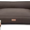 Dog’s Lifestyle Orthopedische Hondenmand Structuro Leder Bruin Medium 85cm – Ook In Taupe, Cognac, Antraciet En Lichtgrijs