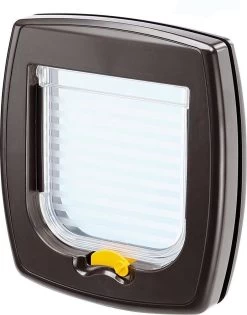 Ferplast Katten- En Hondenluik Swing 11 Bruin/transparant