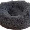 Floofs Hondenmand – Superzacht En Luxe – Wasbaar – Fluffy – Hondenkussen – 50cm – Donker Grijs
