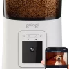 Gologi Automatische Voerbak Kat – Voerbak – Voerautomaat Voor Honden & Katten – Voerdispenser – Met Full HD Camera – Met App – Wit