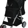 Hondenbuggy Zwart 4-wieler – Huisdieren Wandelwagen Inklapbaar – Dogs&Co