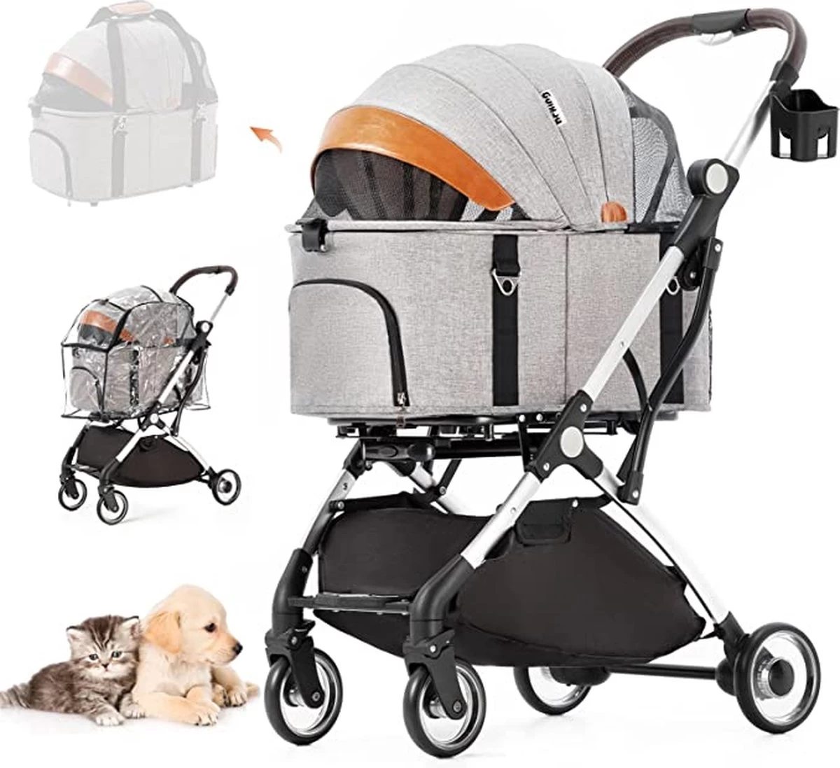 Hondenwagen / Pet Stroller, Foldable -meet Wielen, Huisdier, Hondenbuggy, Buggy, Honden, Katten, Huisdier, Stroller, Honden, Buggy, 1 Hondenwagen / Pet Stroller, Foldable -meet Wielen, Huisdier, Hondenbuggy, Buggy, Honden, Katten, Huisdier, Stroller, Honden, Buggy,
