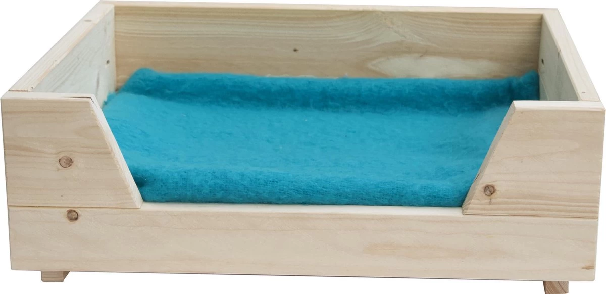 Houten Hondenmand – Steigerhout – 106 X 76 Cm 1 Houten Hondenmand – Steigerhout – 106 X 76 Cm