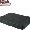Huggles Orthopedisch Hondenbed Onyx Pitch Black – Hondenkussen – M – 80x60x9cm – Afneembare Hoes Uit Zwart Kunstleer Met Ritssluiting