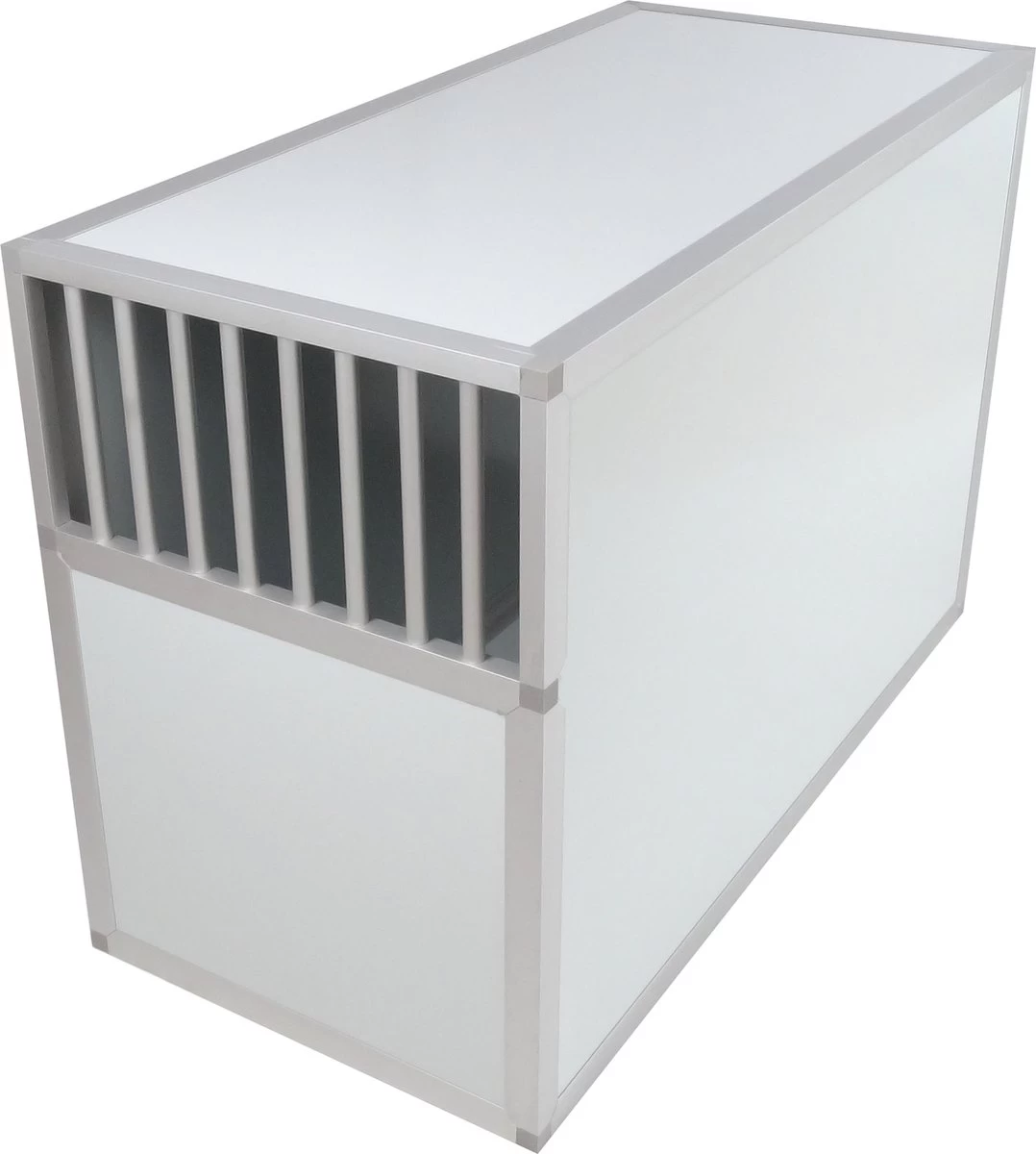 Hundos Pro Autobench Recht Model 100x47x67 Cm Met Spijlen 1 Hundos Pro Autobench Recht Model 100x47x67 Cm Met Spijlen