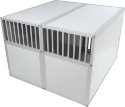 Hundos Pro Autobench Recht Model Dubbel 100x95x67 Met Spijlen