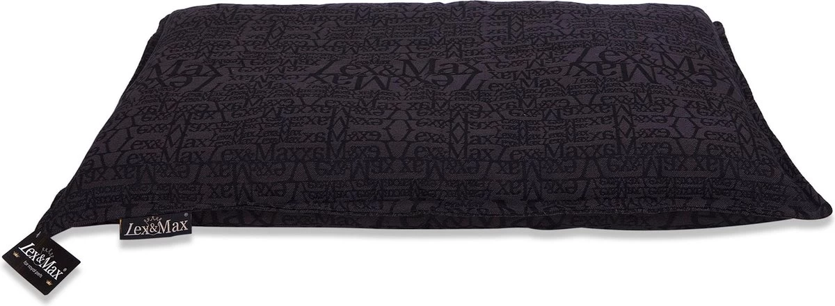 Lex & Max Chic – Losse Hoes Voor Hondenkussen – Bench – Antraciet – 100x70cm 1 Lex & Max Chic – Losse Hoes Voor Hondenkussen – Bench – Antraciet – 100x70cm