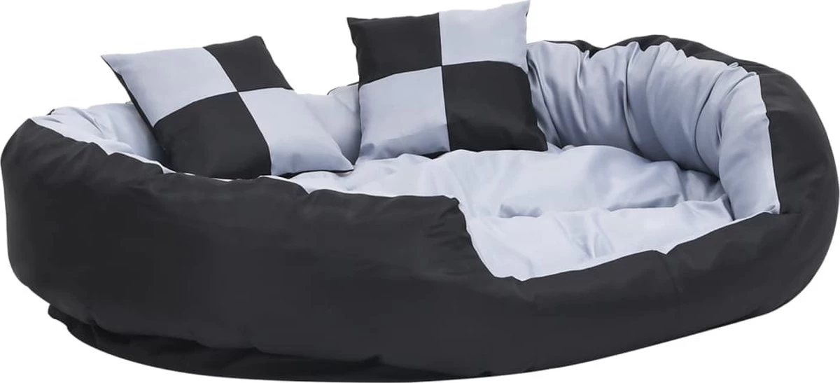 Maison Exclusive – Hondenkussen Omkeerbaar En Wasbaar 110x80x23 Cm Grijs En Zwart 1 Maison Exclusive – Hondenkussen Omkeerbaar En Wasbaar 110x80x23 Cm Grijs En Zwart