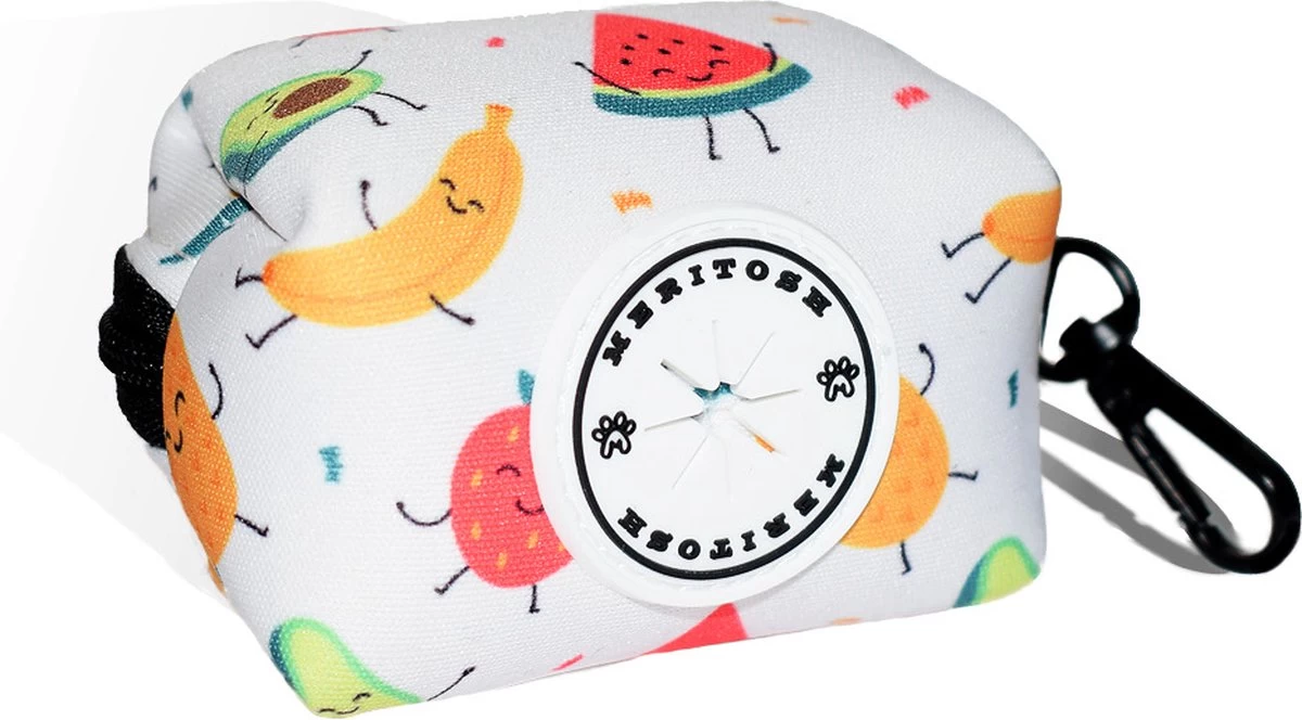 Meritosh© – Happy Fruit – Poepzakjeshouder – Hondenzakjes Dispenser Honden Poepzakhouder 1 Meritosh© – Happy Fruit – Poepzakjeshouder – Hondenzakjes Dispenser Honden Poepzakhouder