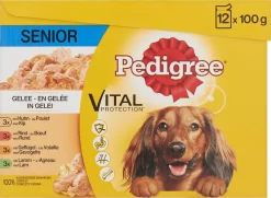 Pedigree Maaltijdzakjes – Hond – Senior – Natvoer – 4 X 12 X 100g