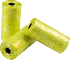 Duvo Poepzakjes Spice Limoen 8x15st – 32x19cm Limoen