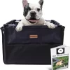 Premium Autostoel Hond – Hondenmand Auto – Reisbench Hond – Autobench Voor Hond – Hondenstoel Auto Zwart