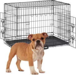 Relaxdays Hondenbench Inklapbaar – Metalen Bench – Draadkooi – Vervoersbox – Autobench – L