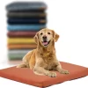 Rexproduct Hondenmand – Hondenkussen – Hondenbed Met Rits En Wasbaar – Manden & Kussens 90 X 110 CM – 0 Tot 80 Kg – SoftPet Oranje
