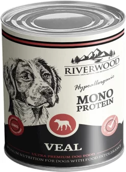 Riverwood 6-pack (5% Korting) – Ultra Premium Natvoer Voor Honden – 2.4Kg – Kalf Hypoallergeen – Graan- En Glutenvrij