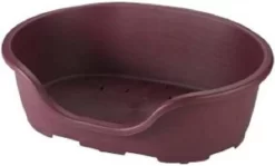 Strong Hondenmand Hondenbed Kunststof PVC 69 Cm Donkerrood