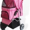 Topmast Modern – Hondenbuggy – Roze – Inklapbare – 3 Wielen – Comfort Buggy