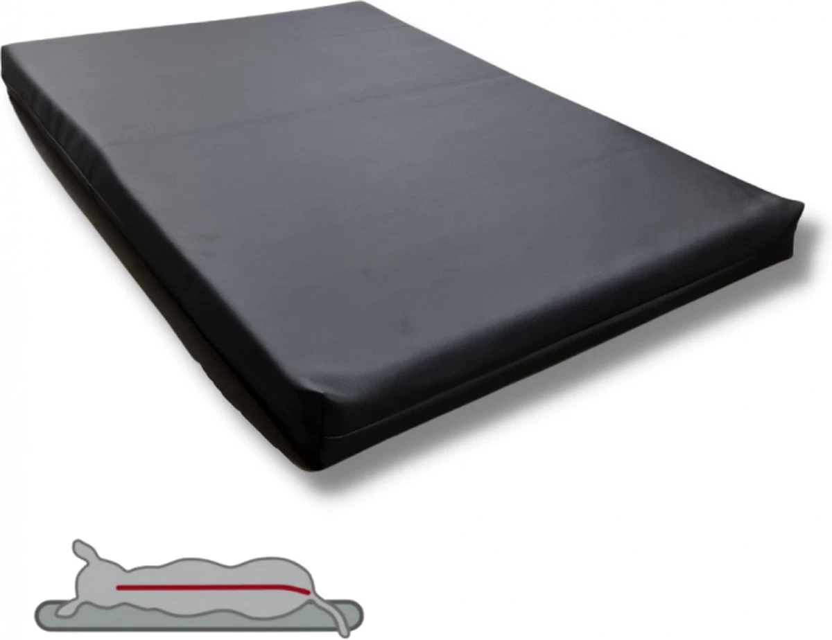 Topmast Support Plus – Orthopedisch Hondenkussen – 125 X 90 Cm – Hondenbed – Zwart – Hondensofa – Hondenmand – Leatherlook Hondenmatras 1 Topmast Support Plus – Orthopedisch Hondenkussen – 125 X 90 Cm – Hondenbed – Zwart – Hondensofa – Hondenmand – Leatherlook Hondenmatras