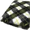 Vetbed – Hondendeken Diamond Ruit- Zwart Grijs Groen Wit – Latex Anti-slip 100 X 75 Cm
